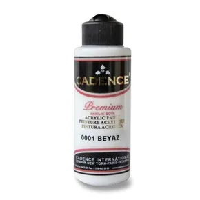 Akrylové farby Cadence Premium 120 ml, biela